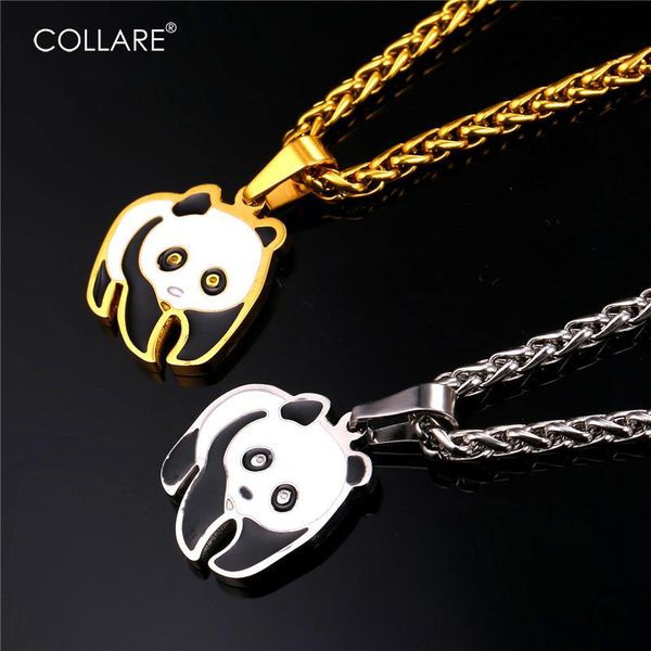 chains collare panda pendant stainless steel gold color anime accessories wholesale animal jewelry chinese sign necklace women p132, Silver
chains collare panda pendant stainless steel gold color anime accessories wholesale animal jewelry chinese sign necklace women p132, Silver