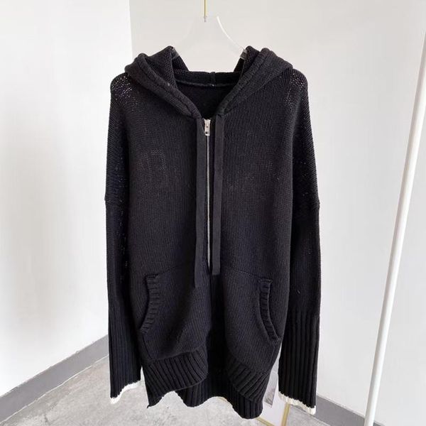 women's knits & tees 100% cashmere knit cardigan women hooded back letter printed zipper loose drawstring autumn 2021 knitwear sweaters, White
women's knits & tees 100% cashmere knit cardigan women hooded back letter printed zipper loose drawstring autumn 2021 knitwear sweaters, White