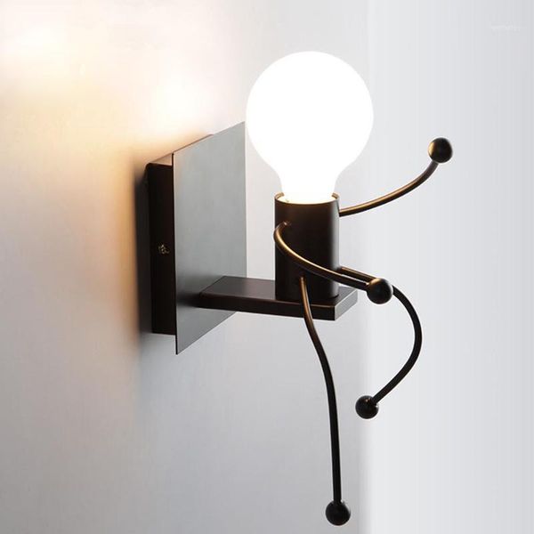 wall lamp double head modern robot creative personality bedside corridor metal hanging for room decorate1
wall lamp double head modern robot creative personality bedside corridor metal hanging for room decorate1