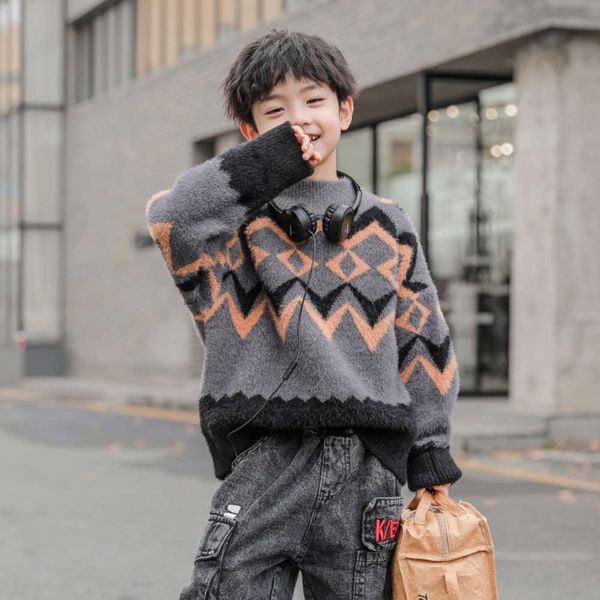2020 winter boys' boutique clothing teenagers' middle and big children's imitation mink cashmere sweater coat, Blue
2020 winter boys' boutique clothing teenagers' middle and big children's imitation mink cashmere sweater coat, Blue