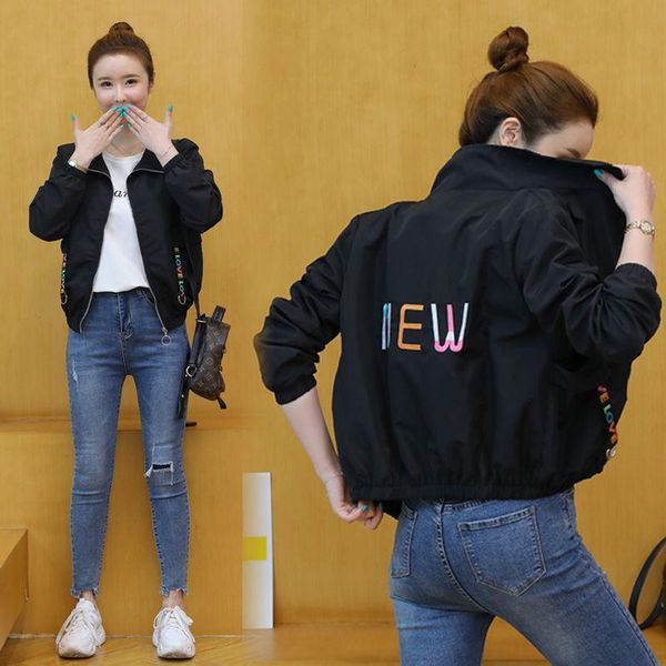 new autumn women coats solid slim zipper jackets windbreaker coats and jackets women baseball-uniform clothes, Black;brown
new autumn women coats solid slim zipper jackets windbreaker coats and jackets women baseball-uniform clothes, Black;brown