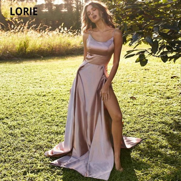 lorie simple blush pink satin prom gowns long plus size formal evening dresses with high split 2020 new spaghetti strap dress1, White;black
lorie simple blush pink satin prom gowns long plus size formal evening dresses with high split 2020 new spaghetti strap dress1, White;black