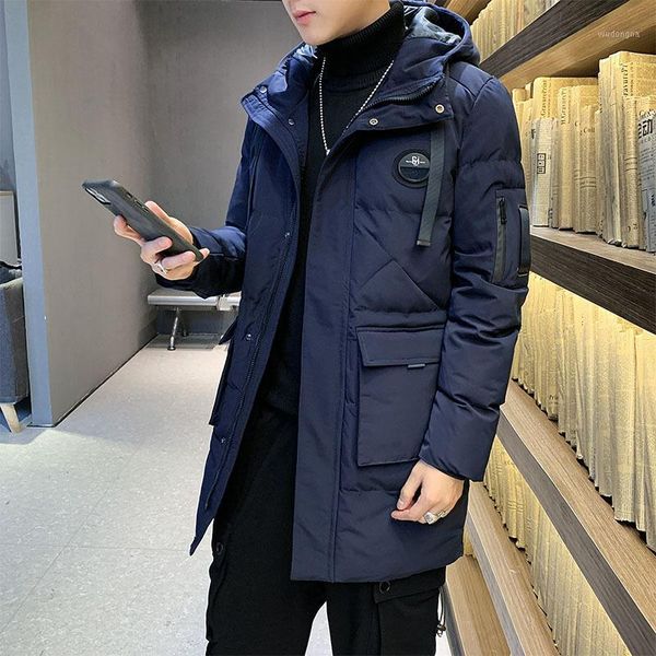men's cotton thickening of qiu dong long cotton-padded jacket pocket more tooling male hooded coat jacket men's clothes1, Black
men's cotton thickening of qiu dong long cotton-padded jacket pocket more tooling male hooded coat jacket men's clothes1, Black