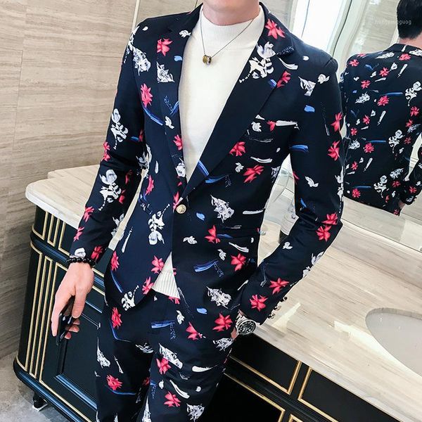 2020 men's spring new long-sleeved suit young handsome suit two printing cultivate one's morality1, White;black
2020 men's spring new long-sleeved suit young handsome suit two printing cultivate one's morality1, White;black