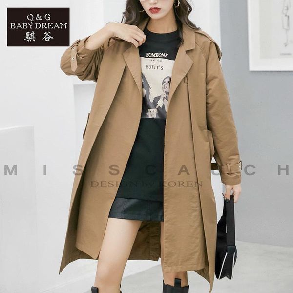 women's trench coats 2021 winter autumn solid color ladies coat comfy jacket thick warm women loose outwear high quality, Tan;black
women's trench coats 2021 winter autumn solid color ladies coat comfy jacket thick warm women loose outwear high quality, Tan;black