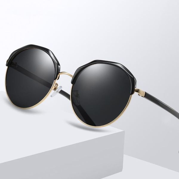 sunglasses women round frame polarized driving female outdoor travel pc sports shades gray lenses 138, White;black
sunglasses women round frame polarized driving female outdoor travel pc sports shades gray lenses 138, White;black