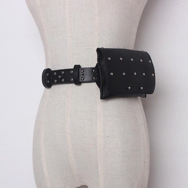 new brand design pu leather rivets female belts for women with bag casual black women's belt fashion accessories, Black;brown
new brand design pu leather rivets female belts for women with bag casual black women's belt fashion accessories, Black;brown