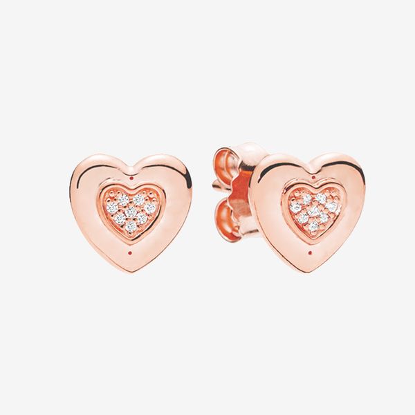 rose gold plated love hearts wedding earring women girls gift for 925 silver clear cz stone stud earrings with box, Golden;silver
rose gold plated love hearts wedding earring women girls gift for 925 silver clear cz stone stud earrings with box, Golden;silver