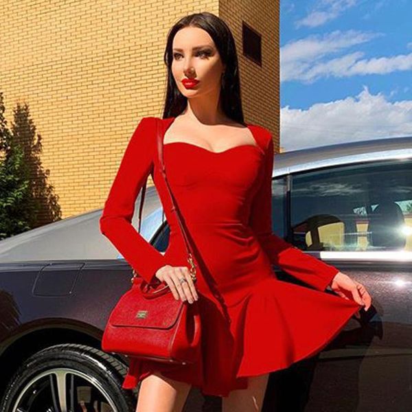 ocstrade bandage dress draped bandage dress bodycon 2021 new women full winter long sleeve red celebrity club night party, Black;gray
ocstrade bandage dress draped bandage dress bodycon 2021 new women full winter long sleeve red celebrity club night party, Black;gray