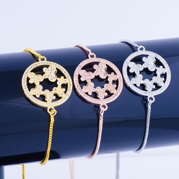 charm bracelets 2021 arrival micro pave zirconia beautiful butterflies round charms adjustable chains bracelet for evening party, Golden;silver
charm bracelets 2021 arrival micro pave zirconia beautiful butterflies round charms adjustable chains bracelet for evening party, Golden;silver