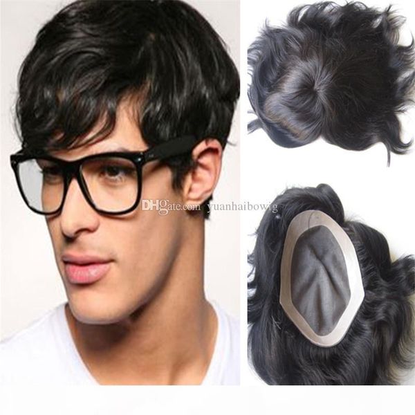 men toupee fashion lace base with thin skin 1b indian straight hair 6inch short men toupees ing, Black
men toupee fashion lace base with thin skin 1b indian straight hair 6inch short men toupees ing, Black