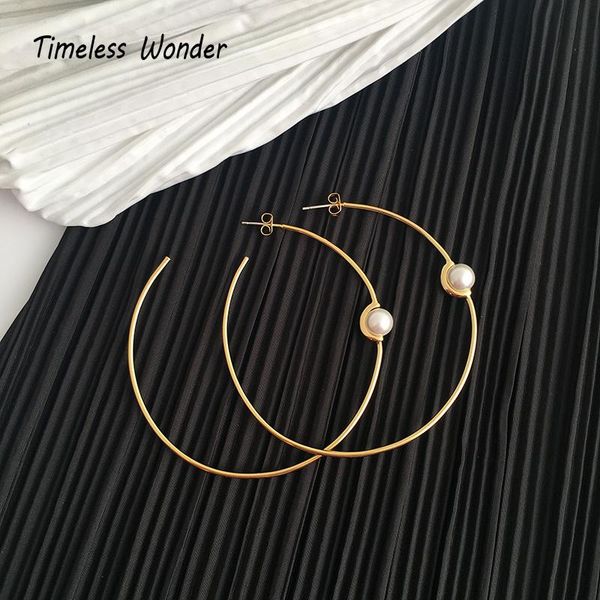 timeless wonder glam faux pearl xl circle hoop earings women jewelry punk gothic boho designer party trendy ins big new 2525, Golden;silver
timeless wonder glam faux pearl xl circle hoop earings women jewelry punk gothic boho designer party trendy ins big new 2525, Golden;silver