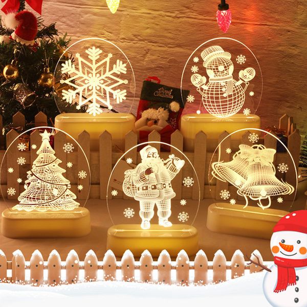 рождественская елка санта-клауса 3d illusion светодиодные лампы night light красочный usb батарейках кнопка касания подарочная коробка украш
рождественская елка санта-клауса 3d illusion светодиодные лампы night light красочный usb батарейках кнопка касания подарочная коробка украш