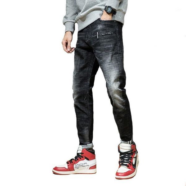 2020 new men's jeans elastic cotton stretch loose fit denim pants men's casual brand fashion black straight pants1, Blue
2020 new men's jeans elastic cotton stretch loose fit denim pants men's casual brand fashion black straight pants1, Blue