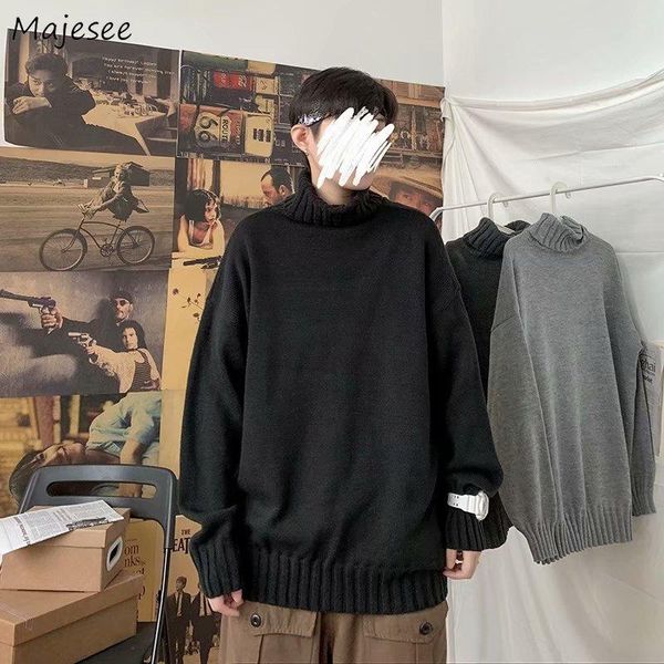men turtleneck sweaters winter male pullover basic all-match solid loose 3xl korean fashion ulzzang chic ins streetwear casual, White;black
men turtleneck sweaters winter male pullover basic all-match solid loose 3xl korean fashion ulzzang chic ins streetwear casual, White;black