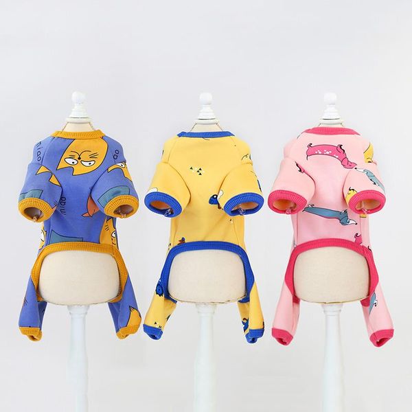 pet warm pajamas puppy jumpsuit for autumn winter dog 4 sleeves cotton romper dog costume leisure costume for small medium
pet warm pajamas puppy jumpsuit for autumn winter dog 4 sleeves cotton romper dog costume leisure costume for small medium