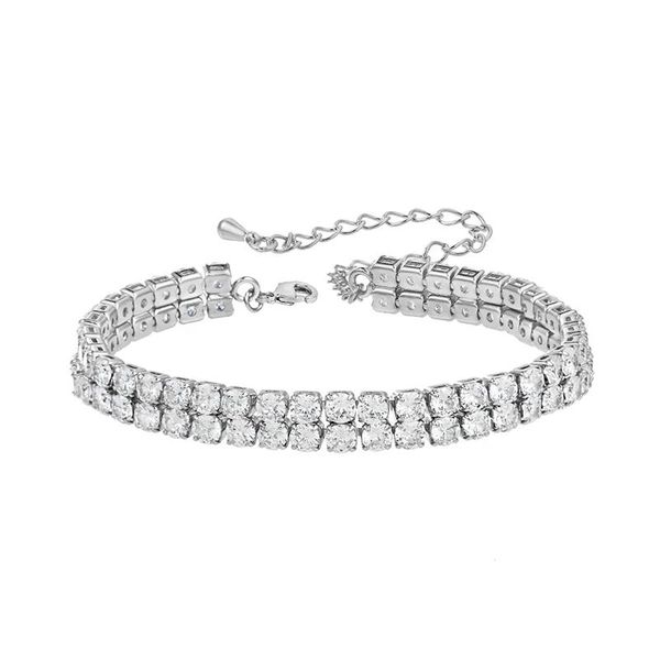 link, chain weimanjingdian brand arrival 2 row round cut cubic zirconia crystal tennis bracelets quality cz wedding bridal jewelry, Black
link, chain weimanjingdian brand arrival 2 row round cut cubic zirconia crystal tennis bracelets quality cz wedding bridal jewelry, Black