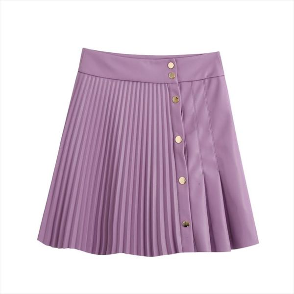 women single breasted pressed pleat pu leather mini skirt 2020 new casual ladies solid pleated skirt p1857, Black
women single breasted pressed pleat pu leather mini skirt 2020 new casual ladies solid pleated skirt p1857, Black