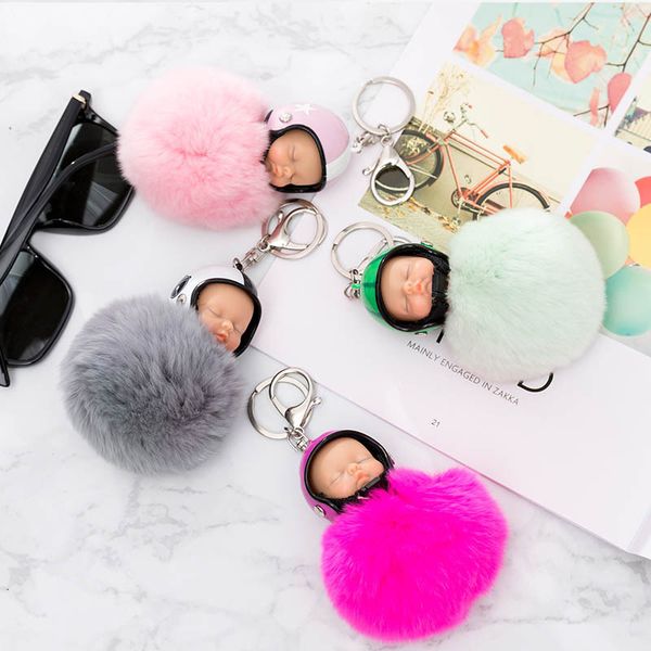 motorcycle fantasy new fluffy helmet rabbit pompom sleeping baby key chain women fur doll keychain car keyring toy, Silver
motorcycle fantasy new fluffy helmet rabbit pompom sleeping baby key chain women fur doll keychain car keyring toy, Silver