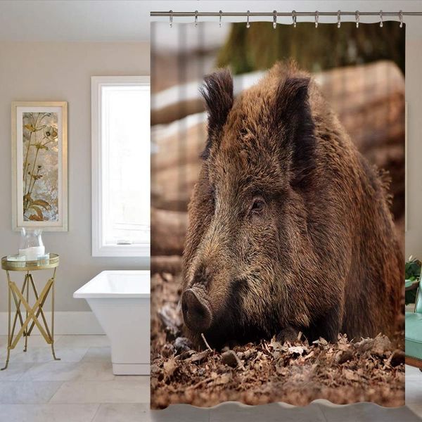 fymx wild boar waterproof fabric home decor shower curtain bathroom mat 60x72inch/72x72inch curtain supplier wholesale price
fymx wild boar waterproof fabric home decor shower curtain bathroom mat 60x72inch/72x72inch curtain supplier wholesale price