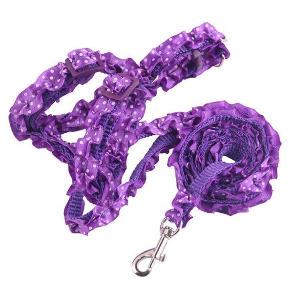 cute lace female pet dog leash harness set adjustable puppy walking collars lead pet traction rope for chihuahua dogs
cute lace female pet dog leash harness set adjustable puppy walking collars lead pet traction rope for chihuahua dogs