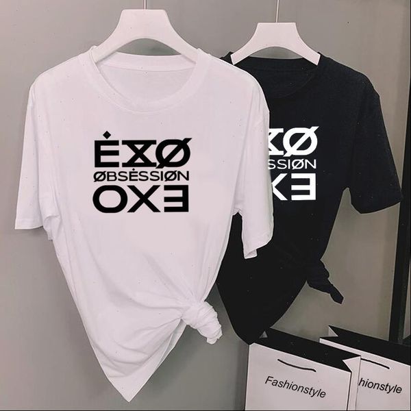 fashion letter printed tshirt women kpop exo obsession t shirt casual short sleeve tee shirt fasns clothes, White
fashion letter printed tshirt women kpop exo obsession t shirt casual short sleeve tee shirt fasns clothes, White