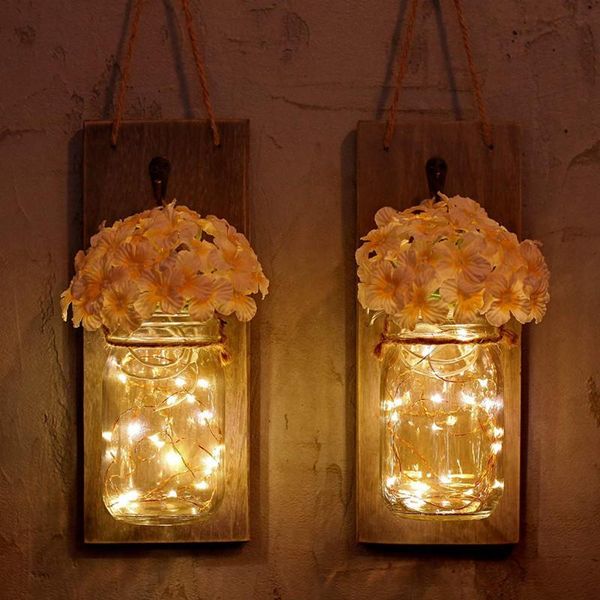 home decoration mason jar led string light wall lamp fairy garland string lights rustic wall sconces fake flower decor
home decoration mason jar led string light wall lamp fairy garland string lights rustic wall sconces fake flower decor
