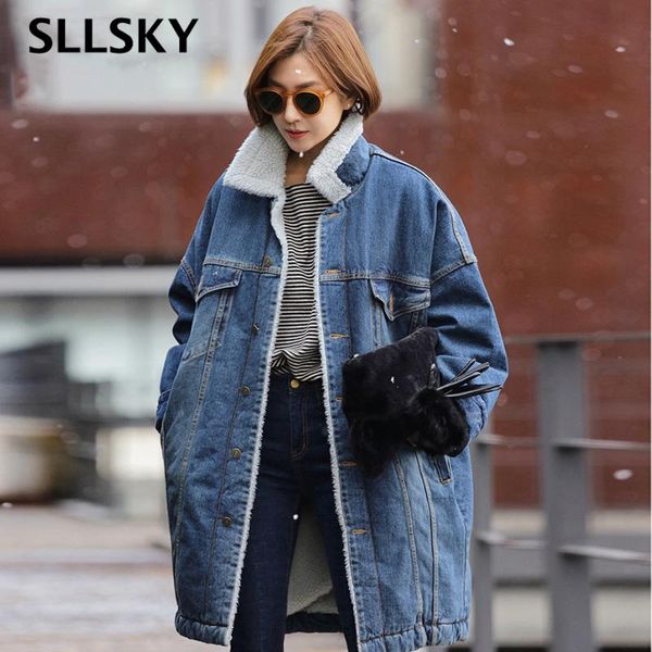 sllsky fur warm winter denim jacket women 2021 new fashion autumn wool lining jeans coat women bomber jackets casaco feminino, Black;brown
sllsky fur warm winter denim jacket women 2021 new fashion autumn wool lining jeans coat women bomber jackets casaco feminino, Black;brown