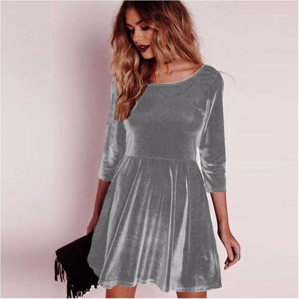 velvet women dress loose autumn winter 2021 elegant pleated female dresses party long sleeve gothic clothes1, Black;gray
velvet women dress loose autumn winter 2021 elegant pleated female dresses party long sleeve gothic clothes1, Black;gray