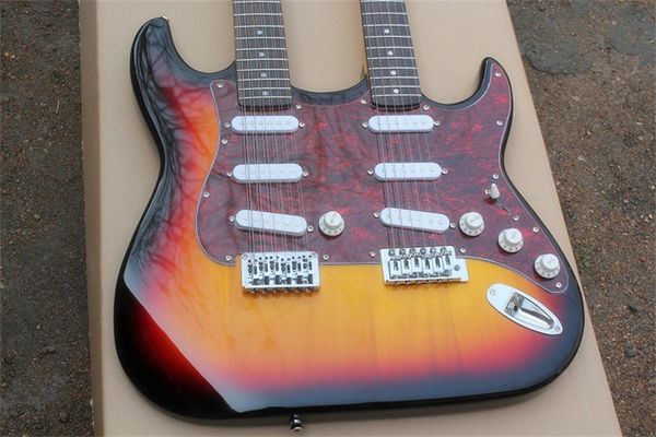 flyoung st profiled 12 string + 6-string double neck electric guitar sunset red pearl guard rosewood finger
flyoung st profiled 12 string + 6-string double neck electric guitar sunset red pearl guard rosewood finger