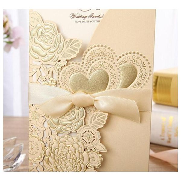 new 4pcs set gold laser cut wedding invitation card rose love heart greeting cards customize envelopes with r wmtfnp toys2010
new 4pcs set gold laser cut wedding invitation card rose love heart greeting cards customize envelopes with r wmtfnp toys2010