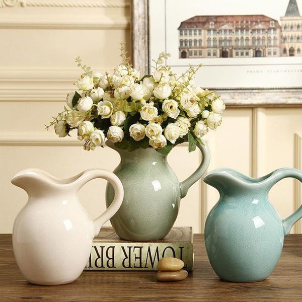 american country with handle ceramic vase decoration creative european ceramic vase home decoration living room tabledecor j1
american country with handle ceramic vase decoration creative european ceramic vase home decoration living room tabledecor j1