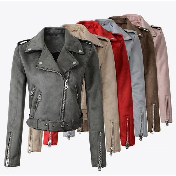 women short faux suede leather jacket, zipper biker coat for women, spring 2020 fashion, biker jackets, drop ship1, Black
women short faux suede leather jacket, zipper biker coat for women, spring 2020 fashion, biker jackets, drop ship1, Black