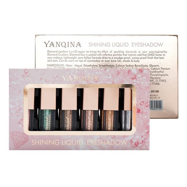 eye shadow 6pcs/set metal eyeshadow set waterproof liquid gold diamond glitter bronze colors shimmer makeup cosmetic
eye shadow 6pcs/set metal eyeshadow set waterproof liquid gold diamond glitter bronze colors shimmer makeup cosmetic