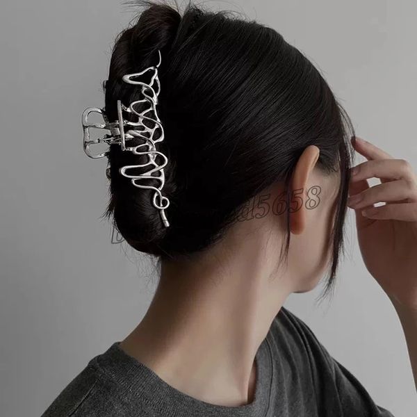 woman novelty irregular hairpins claw punk style metal silver hair claw barrettes women hair accessories hairclips hairgrip, Golden;silver
woman novelty irregular hairpins claw punk style metal silver hair claw barrettes women hair accessories hairclips hairgrip, Golden;silver