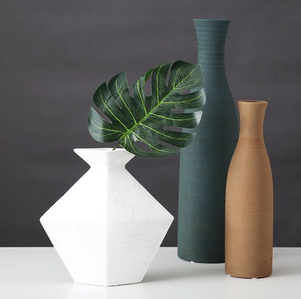 decorative flowers & wreaths modern and simple thick ceramic vase creative fashion flower arrangement dried living room dining table home de
decorative flowers & wreaths modern and simple thick ceramic vase creative fashion flower arrangement dried living room dining table home de