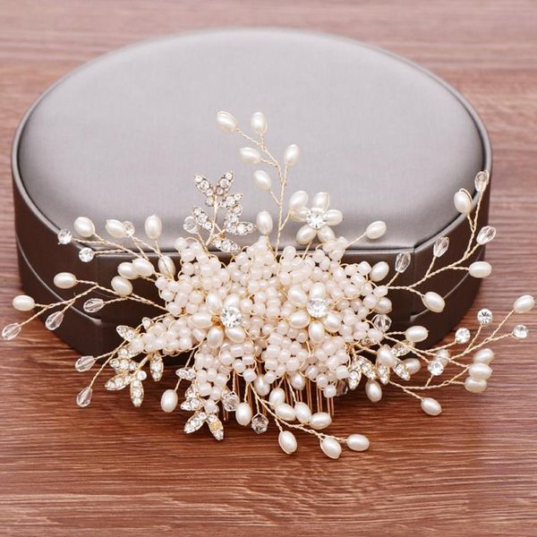 hair clips & barrettes gold color rhinestone comb wedding accessories with pearl bride headband bridal decoration, Golden;silver
hair clips & barrettes gold color rhinestone comb wedding accessories with pearl bride headband bridal decoration, Golden;silver