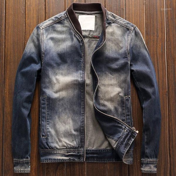 european standard mens motorcycle jeans jackets and coats denim overcoats xxxl plus size slim fit spring men's biker coats a2111, Black;brown
european standard mens motorcycle jeans jackets and coats denim overcoats xxxl plus size slim fit spring men's biker coats a2111, Black;brown