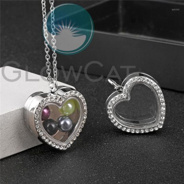 glass heart locket pearl necklace pendant fit 8mm beads pearl 50cm steel chain necklace k12561, Silver
glass heart locket pearl necklace pendant fit 8mm beads pearl 50cm steel chain necklace k12561, Silver