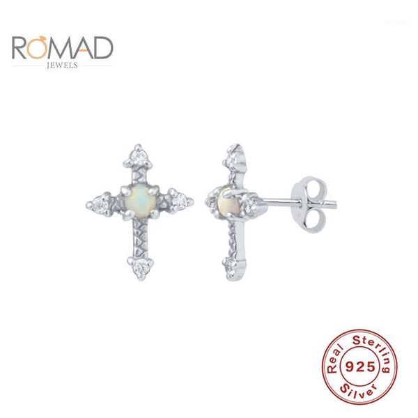 stud romad 925 sterling silver classic zircon cross earrings fashion trendy jewelry for women aretes de mujer1, Golden;silver
stud romad 925 sterling silver classic zircon cross earrings fashion trendy jewelry for women aretes de mujer1, Golden;silver