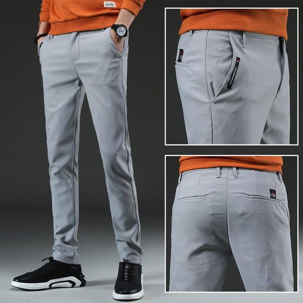 men's skinny trousers 2020 new classic style fashion business stretch slim fit casual pants male brand black grey navy khahi
men's skinny trousers 2020 new classic style fashion business stretch slim fit casual pants male brand black grey navy khahi