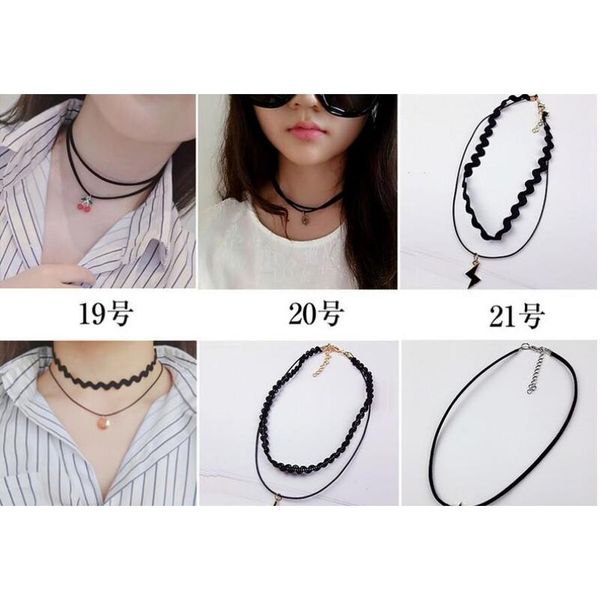 vintage 50pcs mixed style velvet belt lace women chokers chain necklace pendant clavicle punk chain neckl jllrsc yy_dhhome, Golden;silver
vintage 50pcs mixed style velvet belt lace women chokers chain necklace pendant clavicle punk chain neckl jllrsc yy_dhhome, Golden;silver