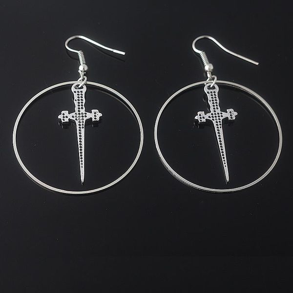 big circle swords earrings the dark witch pendant gothic antique sword a gift for your girlfriend women party trendy jewelry, Silver
big circle swords earrings the dark witch pendant gothic antique sword a gift for your girlfriend women party trendy jewelry, Silver