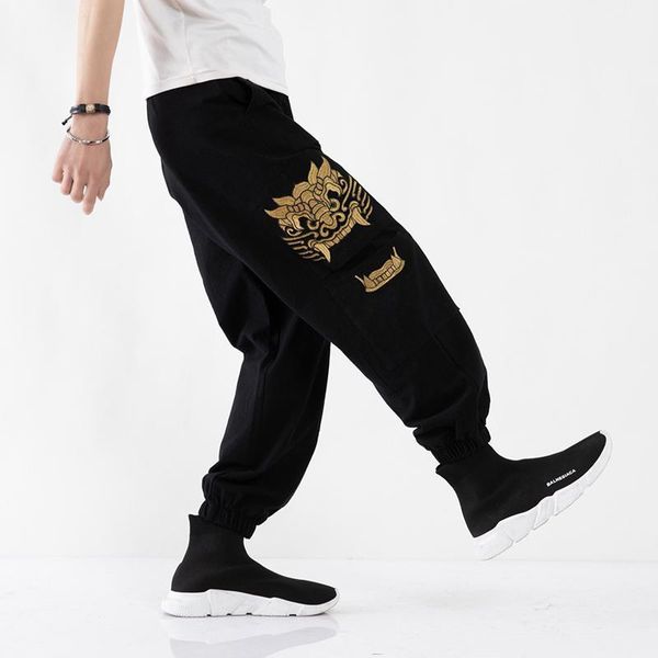 men's pants casual pencil linen sport cotton harem men baggy japanese style mens loose trousers1, Black
men's pants casual pencil linen sport cotton harem men baggy japanese style mens loose trousers1, Black