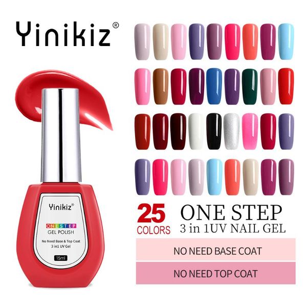 nail gel yinikiz 15ml polish one step 3 in 1 lacquer uv color long lasting 25colors resin varnish, Red;pink
nail gel yinikiz 15ml polish one step 3 in 1 lacquer uv color long lasting 25colors resin varnish, Red;pink
