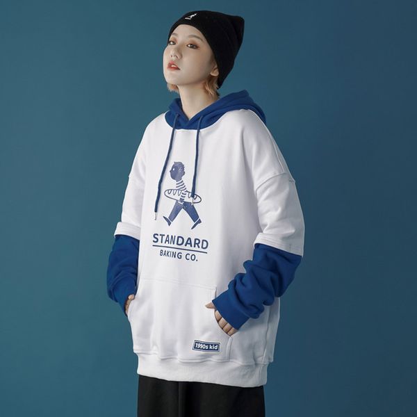 men and women wear it can be used in a variety of contrasting colors hoodies and couples hoodies are available in fall winter tri-color with, Black
men and women wear it can be used in a variety of contrasting colors hoodies and couples hoodies are available in fall winter tri-color with, Black