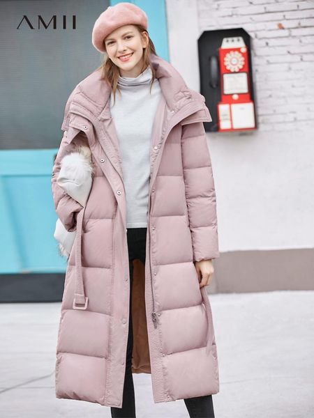 amii minimalist, fashionable, warm down jacket for women's 2019 winter new 90 down with waistband, waistband and a-swing, Black
amii minimalist, fashionable, warm down jacket for women's 2019 winter new 90 down with waistband, waistband and a-swing, Black