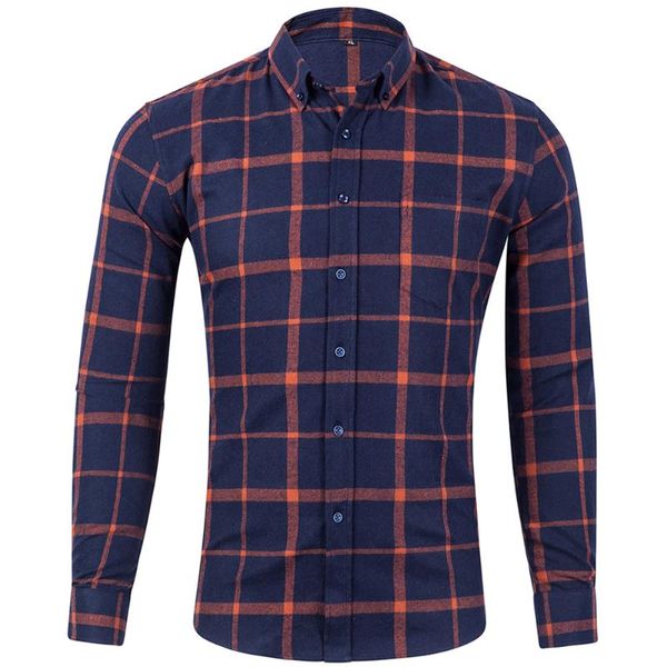 men's casual shirts plaid cotton button-down thin shirt single patch pocket standard-fit long sleeve gingham camisa masculina, White;black
men's casual shirts plaid cotton button-down thin shirt single patch pocket standard-fit long sleeve gingham camisa masculina, White;black
