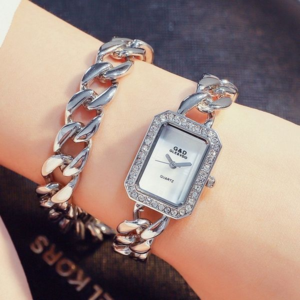 g&d brand luxury gold crystal rhinestone bracelet watch women casual dress velvet band watches quartz wristwatches t200420, Slivery;brown
g&d brand luxury gold crystal rhinestone bracelet watch women casual dress velvet band watches quartz wristwatches t200420, Slivery;brown