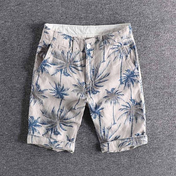 2020 summer new linen print youth shorts drawcord comfortable waistline men's casual wear shorts trouser 9641, White;black
2020 summer new linen print youth shorts drawcord comfortable waistline men's casual wear shorts trouser 9641, White;black